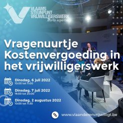 Vlaanderen Vrijwilligt Workshop Kostenvergoeding in vrijwilligerswerk