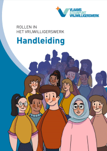 Voorpagina van de handleiding 'Rollen in het vrijwilligerswerk"