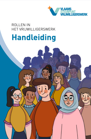 Voorpagina van de handleiding 'Rollen in het vrijwilligerswerk"